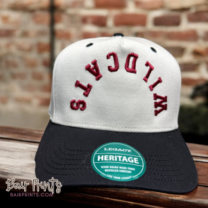 Upside Down Wildcats Embroidered Hat