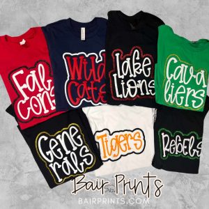 Mascot Funky Serif Puff Shirt