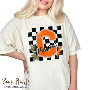 Grunge Checker Clingon Dragons Shirt