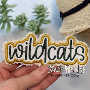 Glitter Applique Mascot Patch