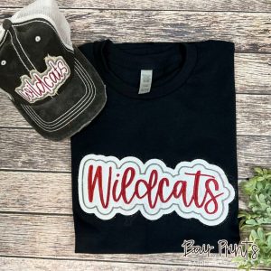 Glitter Applique Mascot Shirt