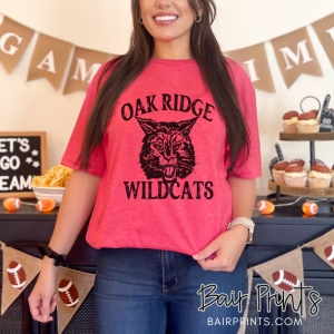 Oak Ridge Wildcats Throwback T-Shirt