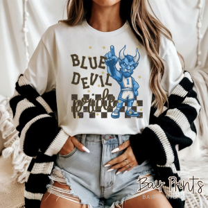 Blue Devils graunge t-shirt