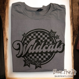 Wildcats checker t-shirt
