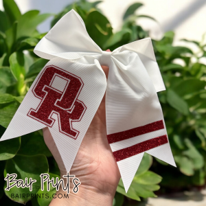 Custom School Spirit Cheer Bow