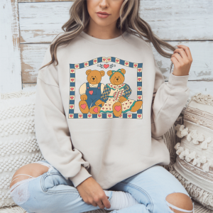 Vintage Grandma Thrifted Bear Shirt