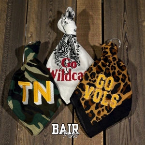Custom Embroidered Bandana Bag Tag