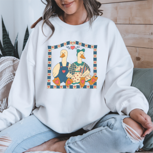 Vintage Grandma Thrifted Geese Shirt