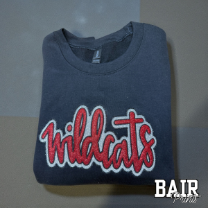 Wildcats Double Glitter Applique Shirt