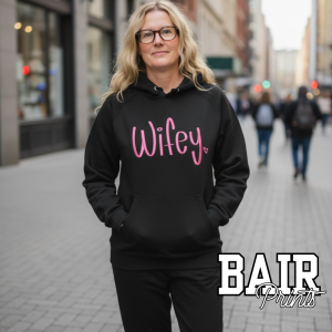 Wifey Embroidered Sweatshirt