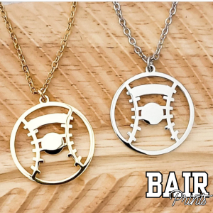 Custom Engraved Softball/Baseball Necklace