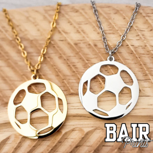Engraved Soccer Necklace