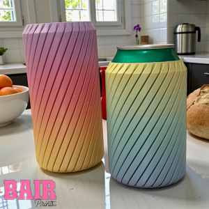 Twist Texture 3D Can Kooler | Fits 12oz & Tall Slim Cans