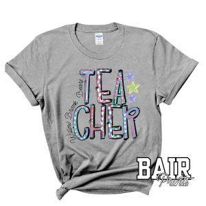 Willow Brook Bear Teacher Painted Star Shirt