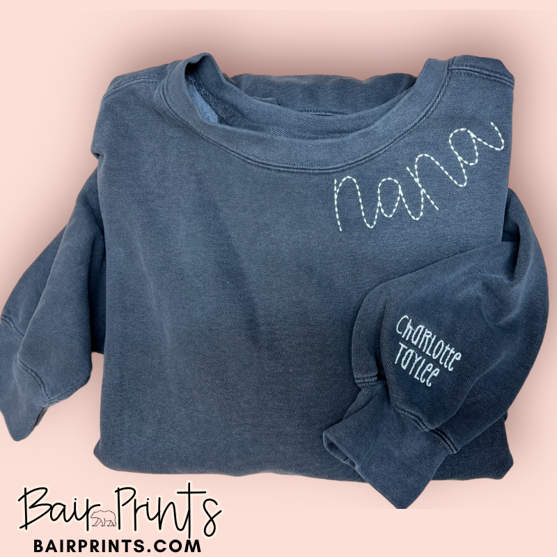 Personalized Embroidered Neckline Sweatshirt — Custom Spirit & Style! - Image 5