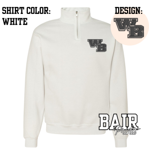 Embroidered WB 1/4 Zip Unisex