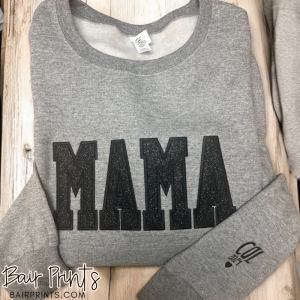 Mama Glitter Appliqué