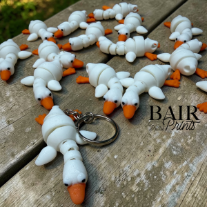 Articulating Goose Key Chain
