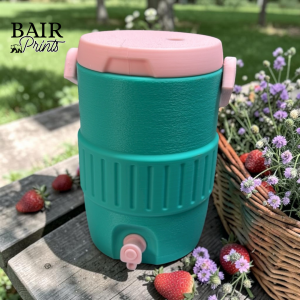 Retro Can Cooler with Pop Can Opener