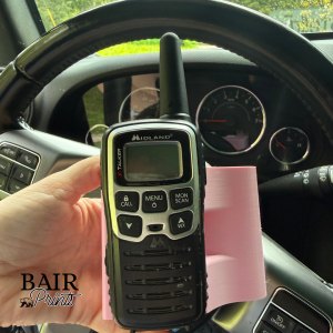 Walkie Talkie Sun Visor Holder | 3D Printed Radio Clip
