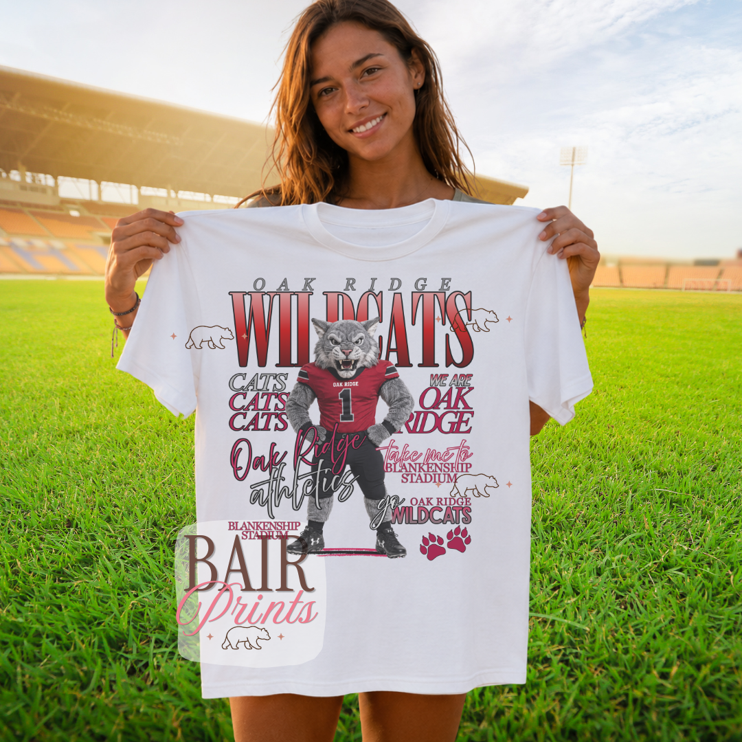 OR Wildcats Football Stadium T-Shirt