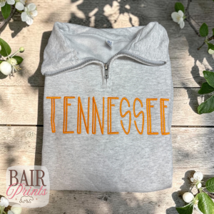 Custom Embroidered ¼ Zip Sweatshirt